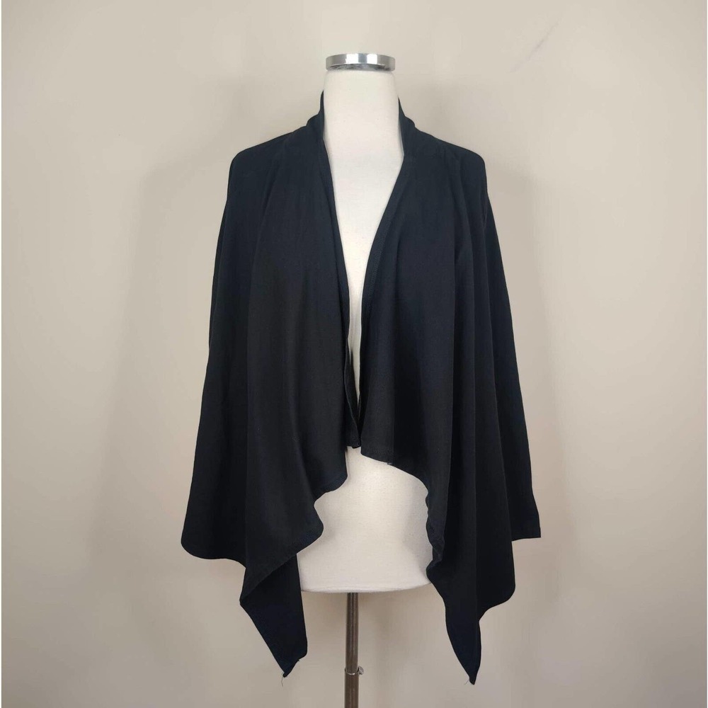 Zella Open Front Draped Cardigan Wrap w/ Pockets Athleisure